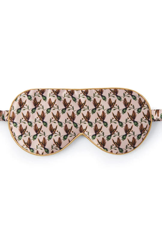 FAN PALM Sleeping Eye Mask, Rose Hummingbird