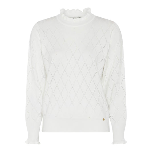 Micha 183161 genser i offwhite