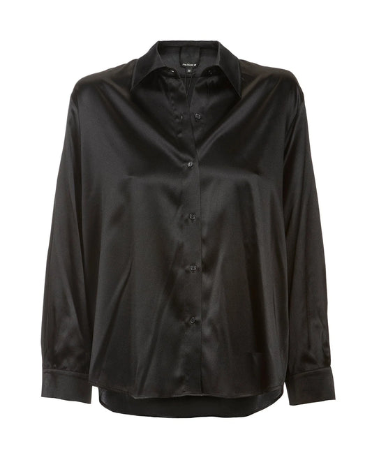 ANE MONE Oline Bluse, Svart