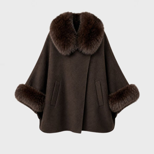 From Paris With Love, Wool Cape Choco, One Size
